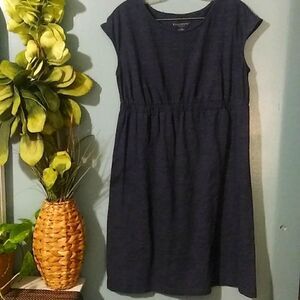 Liz Lange short sleeve mid len gthmaternity dress